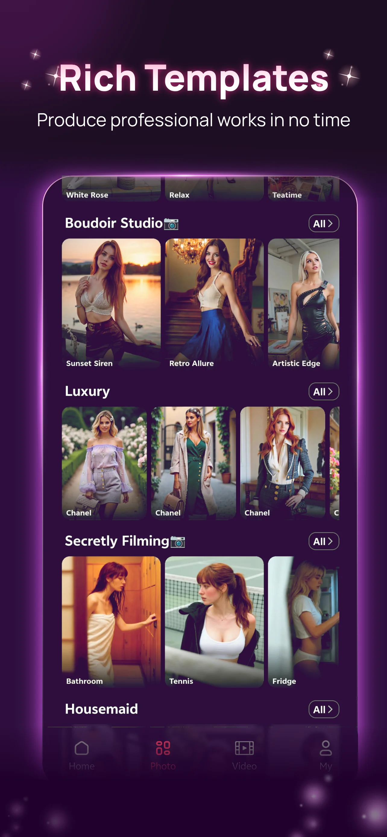 Soellix rich templates screen